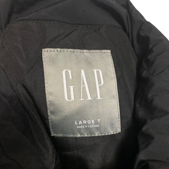 GAP True Black Puffer Vest Mens Size Large Tall - Picture 4 of 6